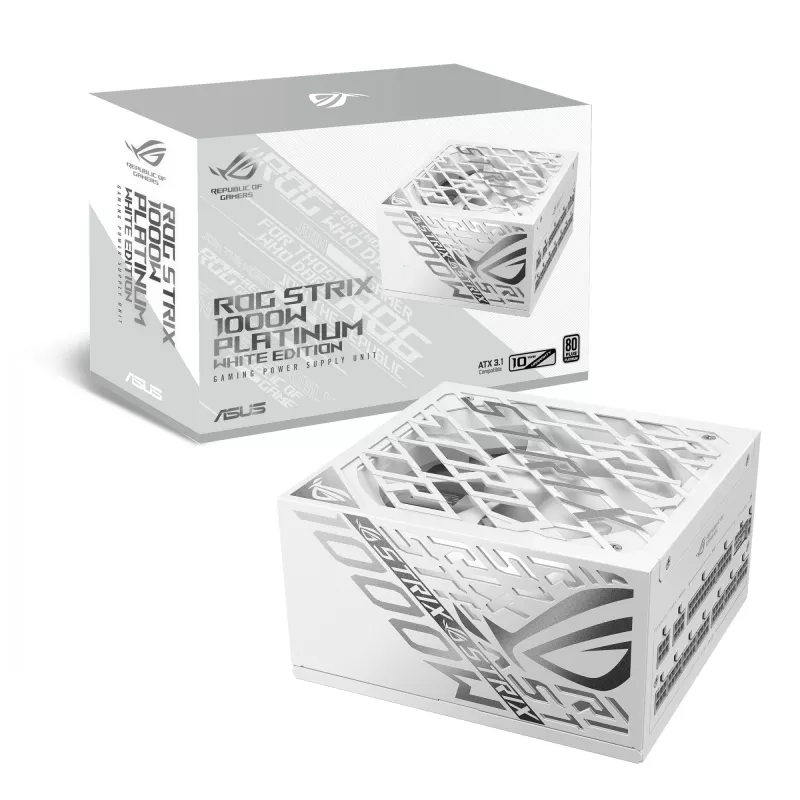 ASUS ROG -STRIX-1000P-GAMING-WHITE Voeding 1000 W 20+4 pin ATX ATX