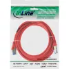 InLine patchkabel S/FTP PiMF Cat.6A halogeenvrij 500MHz rood 3m