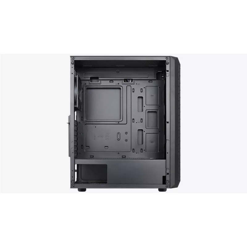 PC-behuizing Aerocool Beam-G-BK-V1 Mini Tower Zwart