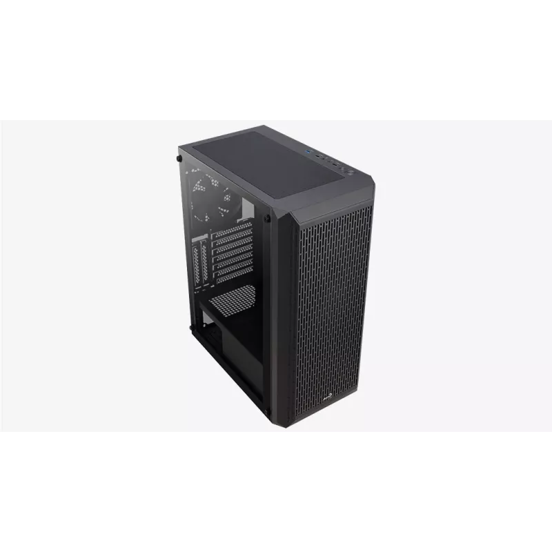 PC-behuizing Aerocool Beam-G-BK-V1 Mini Tower Zwart