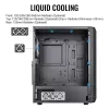 PC-behuizing Aerocool Beam-G-BK-V1 Mini Tower Zwart