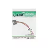 InLine SATA stroomadapterkabel 4-pin Molex / 15-pin SATA met vergrendeling 0,15 m