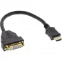 InLine HDMI-DVI-adapter HDMI A-stekker / DVI-bus 0,2 m