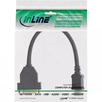InLine HDMI-DVI-adapter HDMI A-stekker / DVI-bus 0,2 m