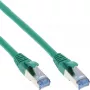 InLine patchkabel S/FTP PiMF Cat.6A halogeenvrij 500MHz groen 0,5m