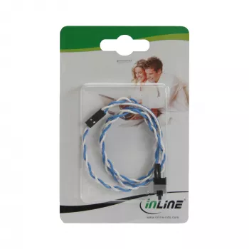 InLine Power Reset Button met kabel 30cm InLine 26648A
