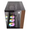 PC-behuizing Antec CX800 Midi Tower zwart, houtlook