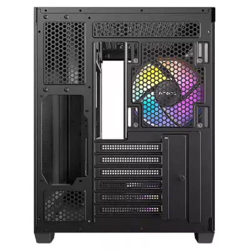 PC-behuizing Antec CX800 Midi Tower zwart, houtlook