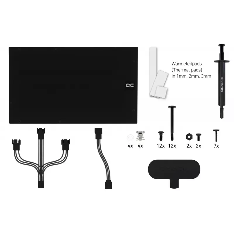 Alphacool Eiswolf 2 AIO 360 mm GPU-koeler voor RTX 4090 Founders Edition met backplate