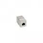InLine Cat.6-adapter, volledig afgeschermd metaal, 2x RJ45-bus/bus, direct