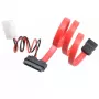 Akasa AK-CB050-40 SATA-combokabel, Slimline SATA naar SATA / Molex, 0,4 m