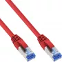 InLine patchkabel S/FTP PiMF Cat.6A halogeenvrij 500MHz rood 1,5m