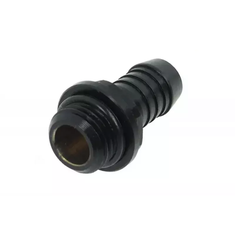 Fitting Alphacool 17093 messing zwart 22 mm hoogte 1 cm diameter