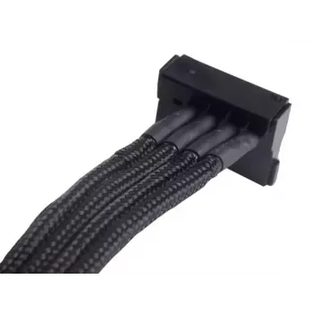 Kabel Silverstone SST-PP07-BTSB 0,3 m Molex 4-polig naar 4x SATA