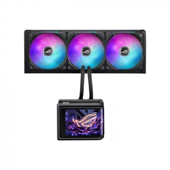 All-in-one-vloeistofkoeler ASUS ROG Ryuo IV SLC 360 ARGB – 120mm-ventilator, 360mm-radiator, zwart