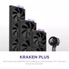 All-in-one-vloeistofkoeler NZXT Kraken Plus 360 12 cm zwart fluid dynamic bearing