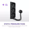 All-in-one-vloeistofkoeler NZXT Kraken Plus 360 12 cm zwart fluid dynamic bearing