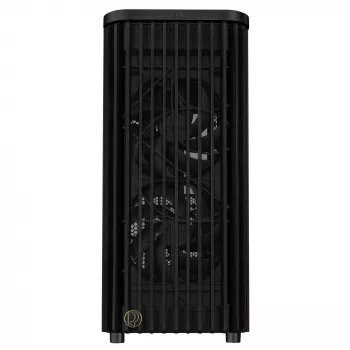 PC-behuizing ASUS 90DC00M0-B39040, ATX-ondersteuning, zwart, voor 2×160mm ventilator, achter 1×120mm, 2×3,5-inch + 2×2,5-inch bays, 2×USB 3.2 GEN1