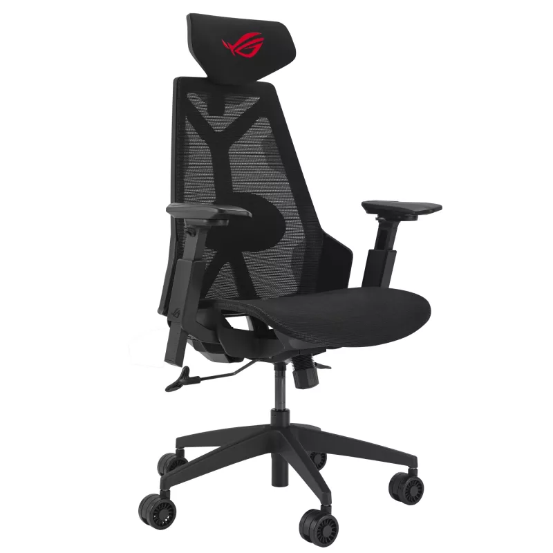 Universele gaming-stoel ASUS ROG Destrier Core gevoerde zitting zwart 150 kg
