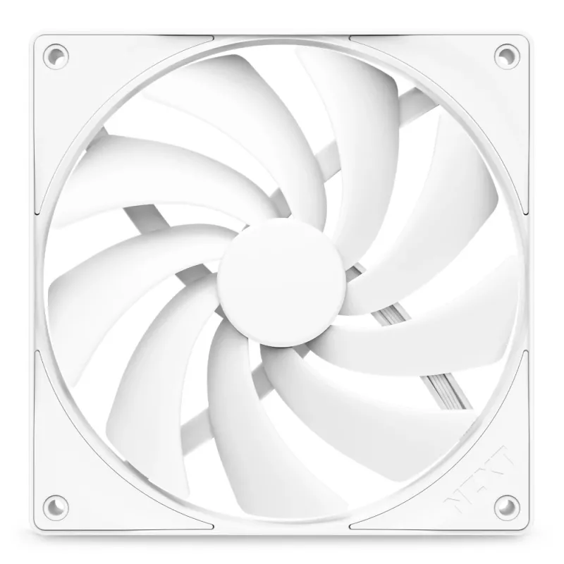 NZXT CPU-koeler F140Q 140mm stille luchtstroom PWM wit