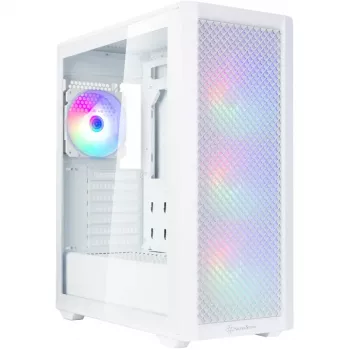 Tower-pc-behuizing SILVERSTONE FARA 515FXR (wit) — mid-tower behuizing, ATX/micro-ATX-compatibel