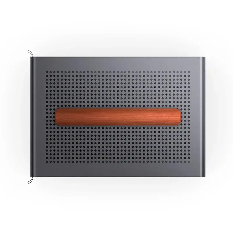 Pc-behuizing Jonsbo T7 midi-tower mATX gehard glas zwart