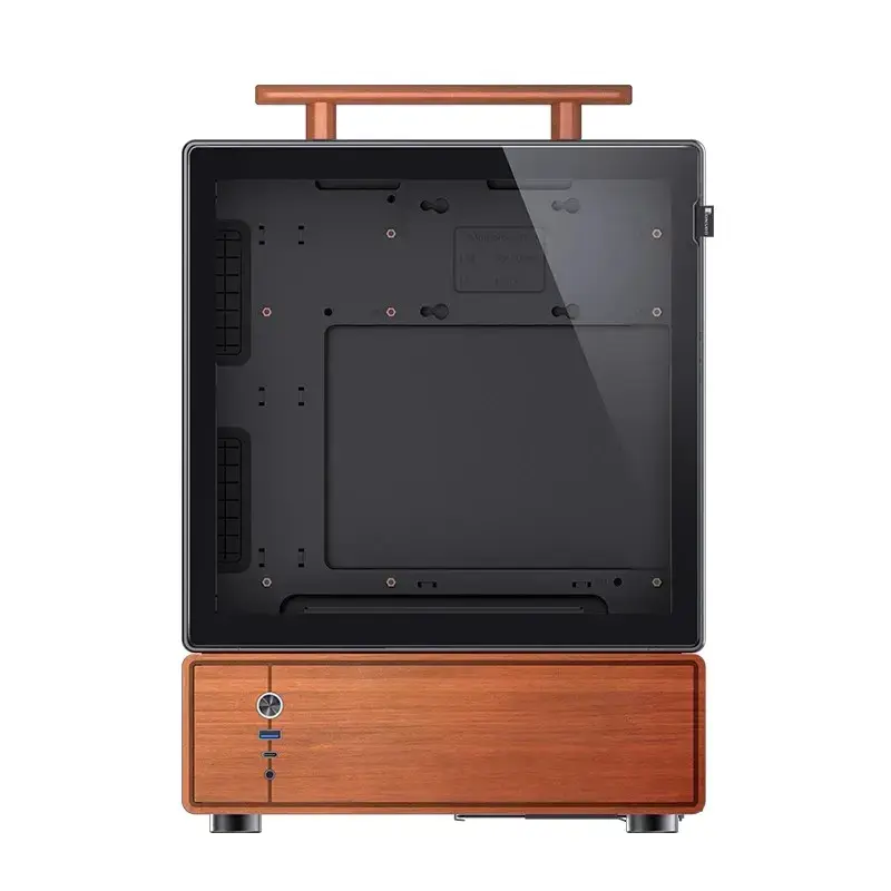 Pc-behuizing Jonsbo T7 midi-tower mATX gehard glas zwart