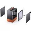 Pc-behuizing Jonsbo T7 midi-tower mATX gehard glas zwart