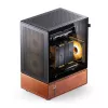 Pc-behuizing Jonsbo T7 midi-tower mATX gehard glas zwart