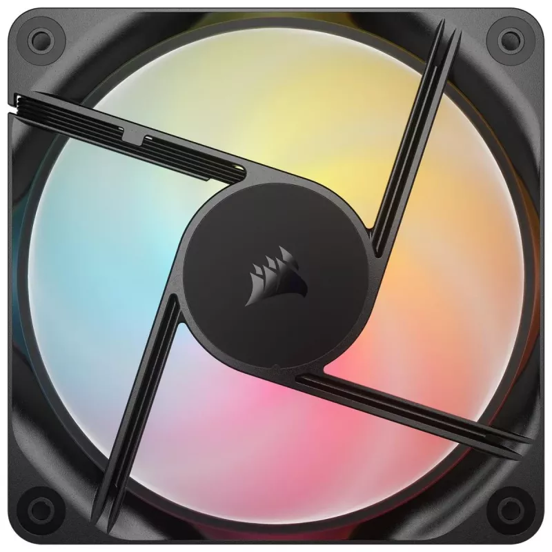 Koelventilator CORSAIR RS120-R ARGB 120 mm 3-pack, 120 mm, ARGB-verlichting, 3 ventilatoren
