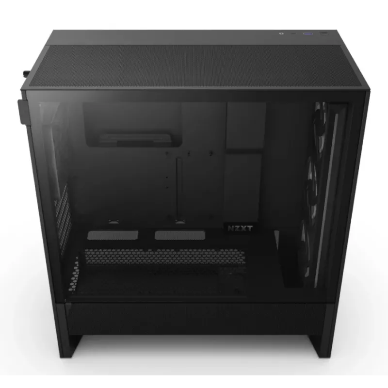 NZXT H5 Flow RGB (2024) Midi Tower-pc-behuizing, zwart