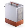 Pc-behuizing Jonsbo T7 midi-tower mATX gehard glas zilver