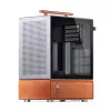 Pc-behuizing Jonsbo T7 midi-tower mATX gehard glas zilver