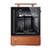 Pc-behuizing Jonsbo T7 midi-tower mATX gehard glas zilver
