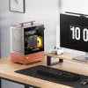 Pc-behuizing Jonsbo T7 midi-tower mATX gehard glas zilver