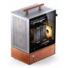 Pc-behuizing Jonsbo T7 midi-tower mATX gehard glas zilver