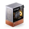 Pc-behuizing Jonsbo T7 midi-tower mATX gehard glas zilver