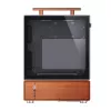 Pc-behuizing Jonsbo T7 midi-tower mATX gehard glas zilver