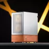 Pc-behuizing Jonsbo T7 midi-tower mATX gehard glas zilver