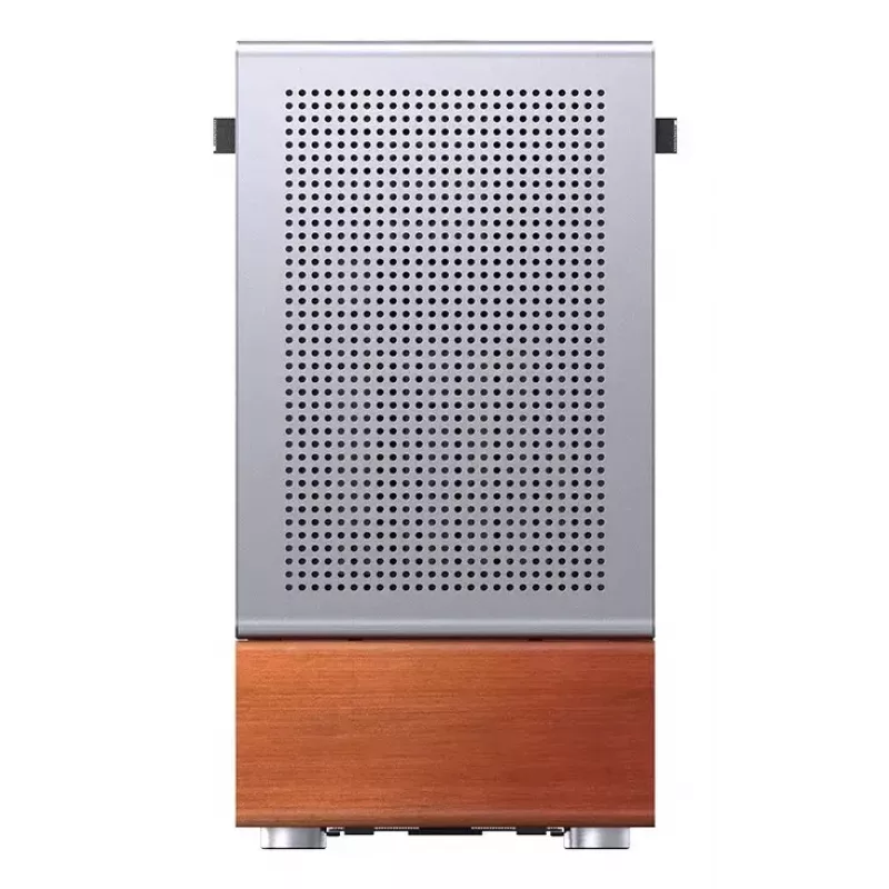 Pc-behuizing Jonsbo T7 midi-tower mATX gehard glas zilver
