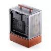 Pc-behuizing Jonsbo T7 midi-tower mATX gehard glas zilver