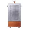 Pc-behuizing Jonsbo T7 midi-tower mATX gehard glas zilver