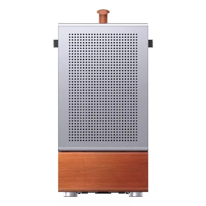 Pc-behuizing Jonsbo T7 midi-tower mATX gehard glas zilver