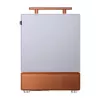 Pc-behuizing Jonsbo T7 midi-tower mATX gehard glas zilver