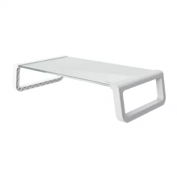 Trust 25351 monitorhouder / standaard voor het bureau transparant, wit