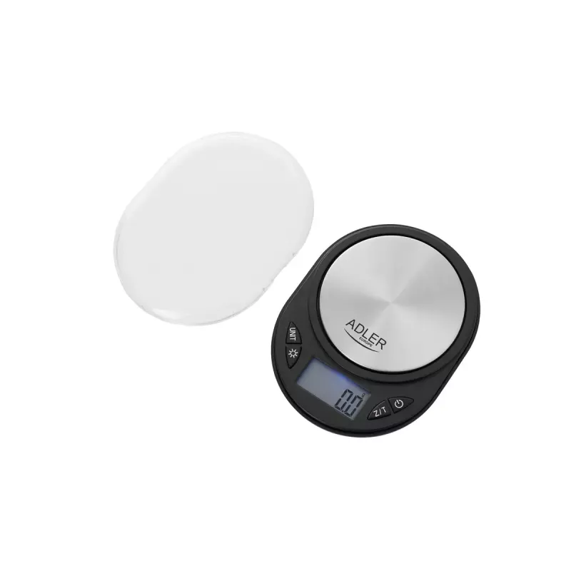 Precisieweegschaal Adler AD 3162 – 750 g capaciteit, 0,1 g nauwkeurigheid, zwart
