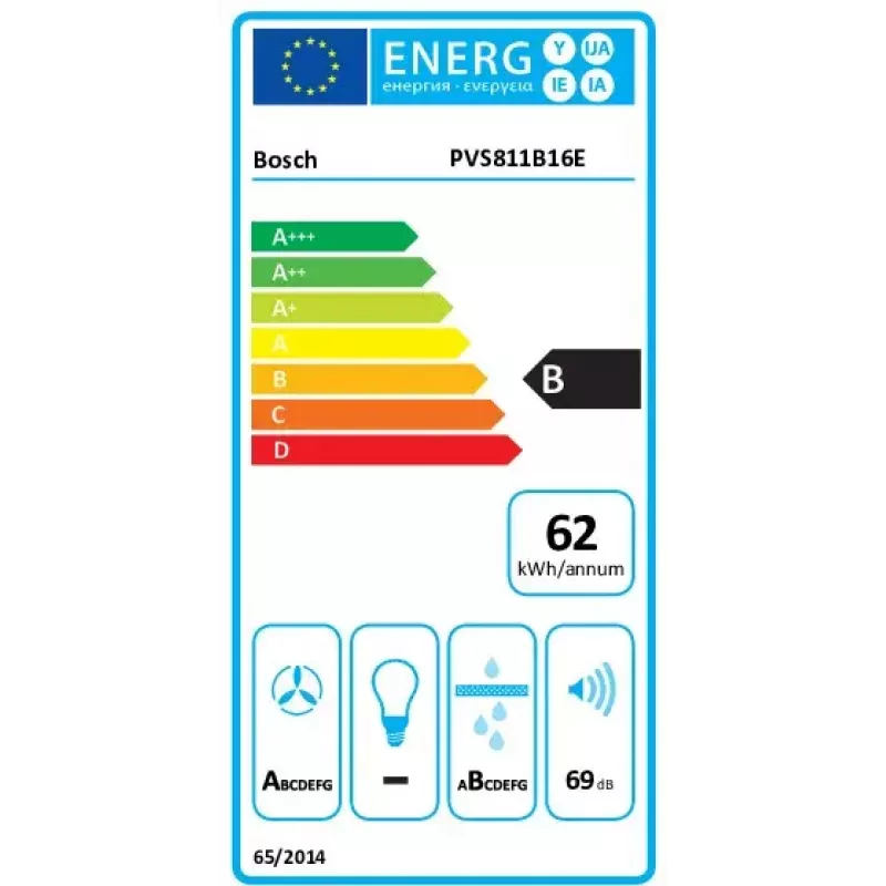 Inductiekookplaat Bosch Serie 4 PVS811B16E, 80 cm, 4-zone touchbediening, frameloos, zwart