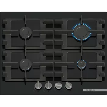Bosch Serie 4 PNP6B6K40 kookplaat zwart inbouw 60 cm gas 4 zone(s)