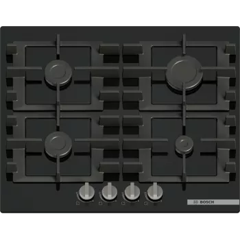 Bosch Serie 4 PNP6B6K40 kookplaat zwart inbouw 60 cm gas 4 zone(s)