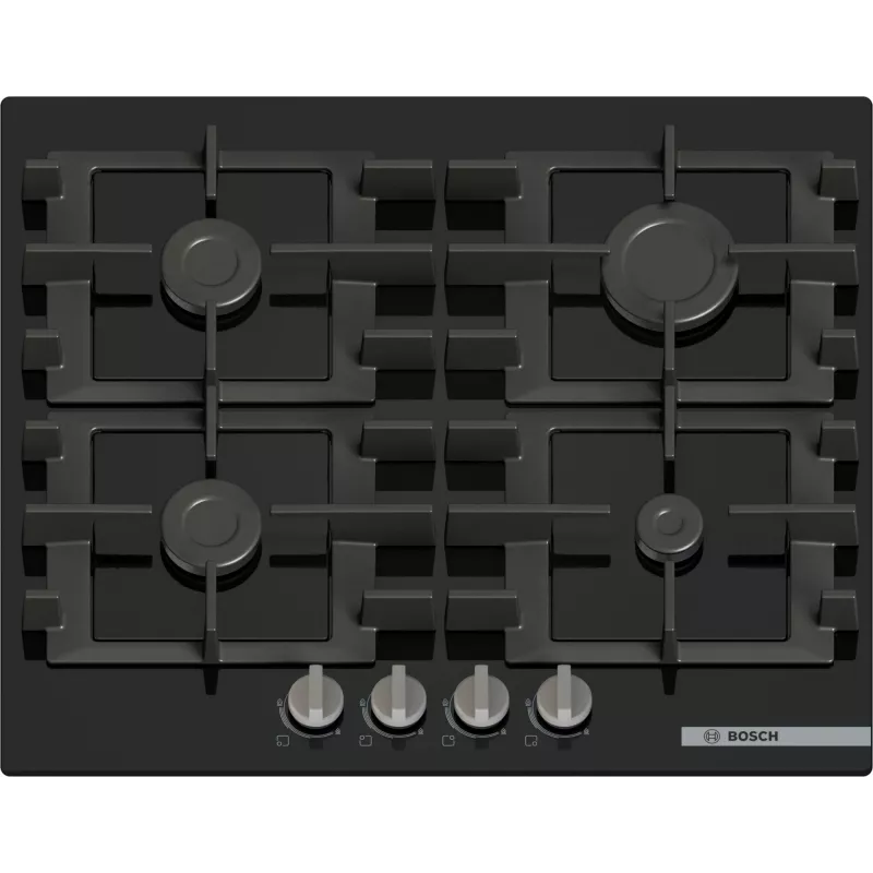 Bosch Serie 4 PNP6B6K40 kookplaat zwart inbouw 60 cm gas 4 zone(s)
